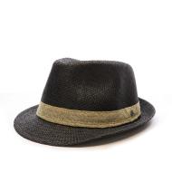 Black Fedora Hats by Via Lorenzo, Ivory Trilby