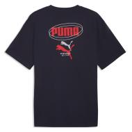 Puma Men’s Navy/Red Relaxed T-shirt affordable