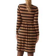 Vestido de mujer negro/naranja Mamalicious Nellie ver 2