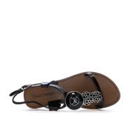 Sandales Noires Femme Chattawak PIPA vue 4