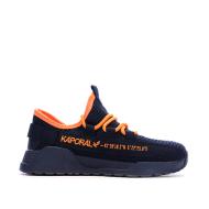 Baskets Marine/Orange Garçon Kaporal Dofini vue 2