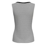 Camiseta sin mangas negra y blanca para mujer JDY Sissy ver 2