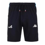 Pantalón Corto Kappa Adrin Negro/Turquesa Niño barato