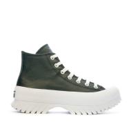 Zapatillas Converse negras con tacos para mujer ver 2