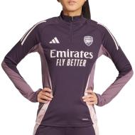 Arsenal Adidas Women's 1/4 zip Training Sweat Plum 24/25 affordable