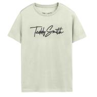 T-Shirt Vert Garçon Teddy Smith Evant