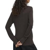 Pull Marron Femme JDY Button vue 2