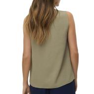Top Kaki Femme Vero Moda Malva vue 2