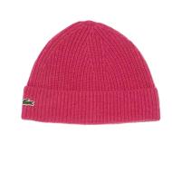Bonnet Rose Femme Lacoste RB0805 pas cher