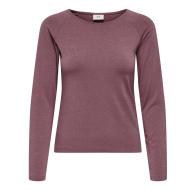 T-Shirt Manches Longues Rose Femme JDY Kaiser pas cher