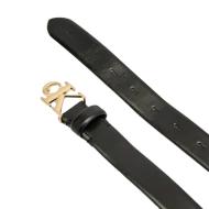 Schwarzer Gürtel Frau Calvin Klein Jeans Buckle Ansicht 2