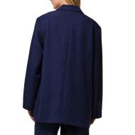 Women's Midnight Blue Blazer Jacket Pieces Pckamil Photo of the Espace des Marques %store% store - view of %key%