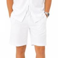 Short Blanc Garçon Paname Brothers Poly Texture