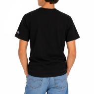 Camiseta negra para niño Champion con bordado ver 2