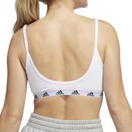 Brassière Blanche Femme Adidas Pureb vue 2