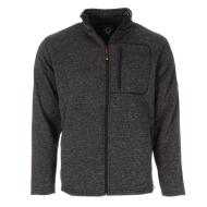 Paname Brothers Sherpa Men's Black/Grey Fleece Jacket