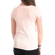 Guess Script Women's Pink T-Shirt Photo of the Espace des Marques %store% store - view of %key%