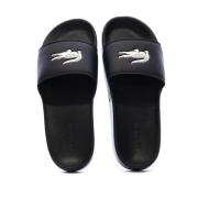 Claquettes Noires/Blanches Homme Lacoste Serve vue 3