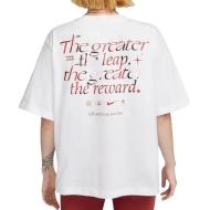 Nike Women's Boxy100 White/Red T-Shirt Photo of the Espace des Marques %store% store - view of %key%