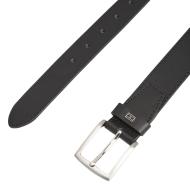 Cinturón negro para hombre Tommy Hilfiger Dentones ver 2