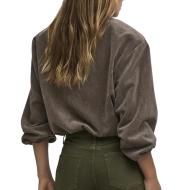 Veste Marron Foncé Femme JDY Alba vue 2