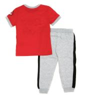 Conjunto Reebok 454 Gris/Rojo Niño ver 2