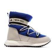 Bota Luna Azul/Blanco/Negro Niño Adidas Alta ver 2