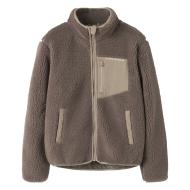 Chaqueta marrón para niña Name it Mattia barato