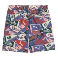 Pantalón corto azul/rojo para hombre Puma Sports Legacy ver 2