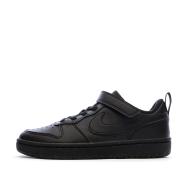Baskets Noires Garçon Nike Court Borough Low Recraft pas cher