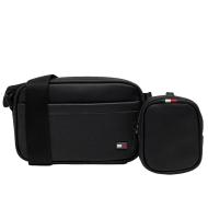 Bolso negro de hombre Tommy Hilfiger Foundation Camera ver 2
