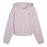 Sudadera con capucha Puma Studio Foundations malva de mujer barato