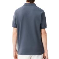 Polo Gris Bleuté Homme Lacoste L1212 vue 2