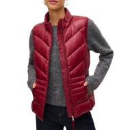 Women's red sleeveless down jacket Vero Moda Sorayasiv