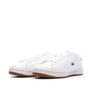 Zapatillas blancas/verdes para hombre Lacoste Carnaby Cup ver 6