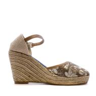 Beppi Women's Brown/Flower Compensated Sandals Photo of the Espace des Marques %store% store - view of %key%