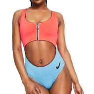 Nike Cutout Einteiliger Badeanzug Pink/Blau Damen