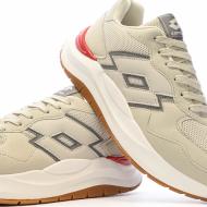 Lotto Twenty6 Men's Beige/White Sneakers Photo of the Espace des Marques %store% store - view of %key%