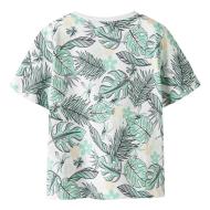 T-Shirt Weiß/Grün Jungen Name it Valmas Ansicht 2