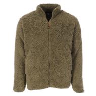 Paname Brothers Chaqueta Sherpa Caqui con Cremallera Completa para Hombre