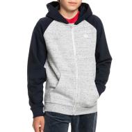 Quiksilver Easydzipyth Herren-Sweatshirt mit Reißverschluss, grau/schwarz günstig