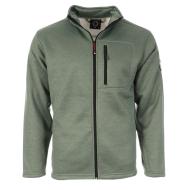Paname Brothers Sherpa Men's Green Fleece Jacket
