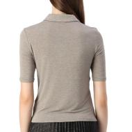 Women’s Grey Polo Shirt JDY Sanni 2/4 Photo of the Espace des Marques %store% store - view of %key%