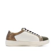 Weiße/camelfarbene Sneaker für Damen Only Star Ansicht 2