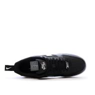 Baskets Noires/Blanches Femme Nike Air Force 1 '07 vue 4