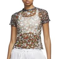 Nike Mesh AOP Women’s Green T-shirt with Floral Print affordable