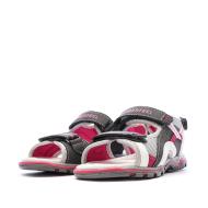 Sandalias grises/rojas para niño Kimberfeel Missi ver 6