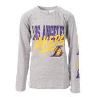 Boys NBA Lak LOS ANGELES LAKERS Grey Long Sleeve T-Shirt affordable