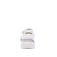 Weiß/Schwarze Kinder-Sneaker von Adidas, Grand Court Ansicht 3