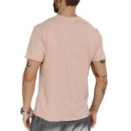 Camiseta rosa para hombre Leandro Kansas ver 2